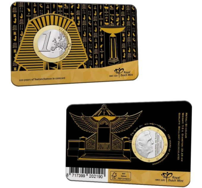 Paesi Bassi 1 euro BU 2023 - Tutankhamon
