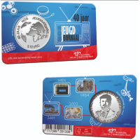 Paesi Bassi 5 euro UNC 2021 - 40° anniversario del NOS Jeugdjournaal