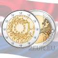Paesi Bassi 2 euro UNC 2015 - 30° anniversario della bandiera dell'UE