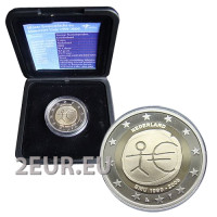 Paesi Bassi 2 euro proof 2009 - 10 anni Euro