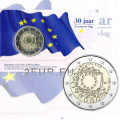 Paesi Bassi 2 euro fdc 2015 - 30 anni della bandiera dell'UE  