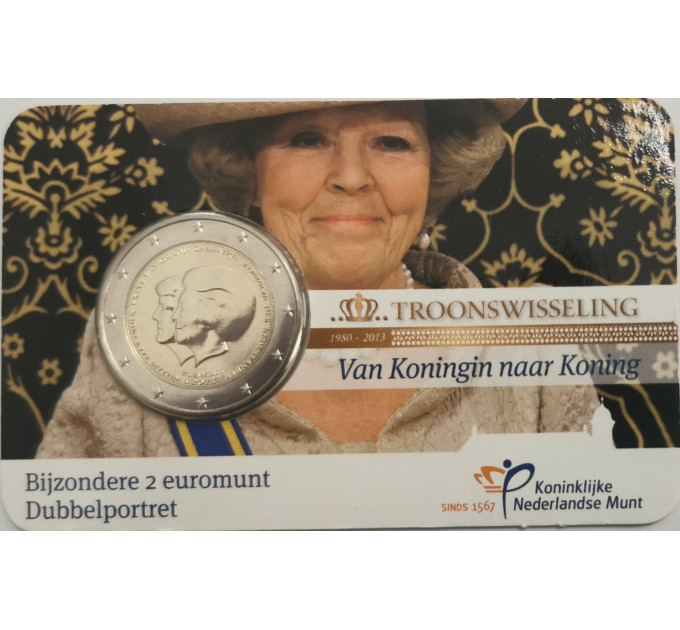Paesi Bassi 2 euro BU 2013 - Beatrix e Willem Alexander 