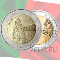 Portogallo 2 euro UNC 2013 - 250° anniversario della Torre Clerigos