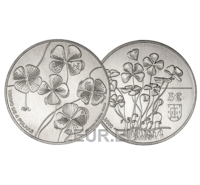 Portogallo 5 euro UNC 2018 - Il quadrifoglio
