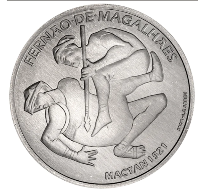 Portogallo 7,5 euro UNC 2021 - V secolo della circumnavigazione del mondo da parte di Ferdinando Magellano - Mactan 1521