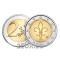 Portogallo 2 euro UNC 2025 – Scoutismo mondiale