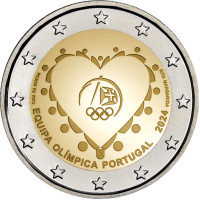 Portogallo 2 euro UNC 2024 – Olimpiadi
