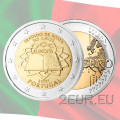 Portogallo 2 euro UNC 2007 - 50 anni del Trattato di Roma