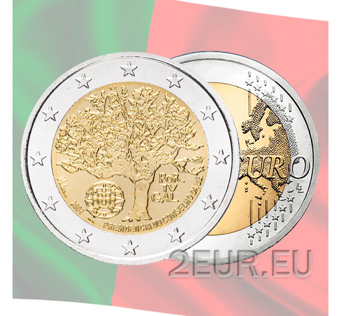 Portogallo 2 euro UNC 2007 - Presidenza del Consiglio UE