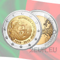 Portogallo 2 euro UNC 2010 - Centenario della Repubblica Portoghese