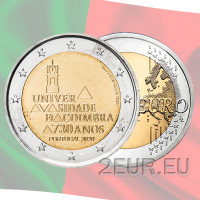 Portogallo 2 euro UNC 2020 - 730 anni Università di Coimbra