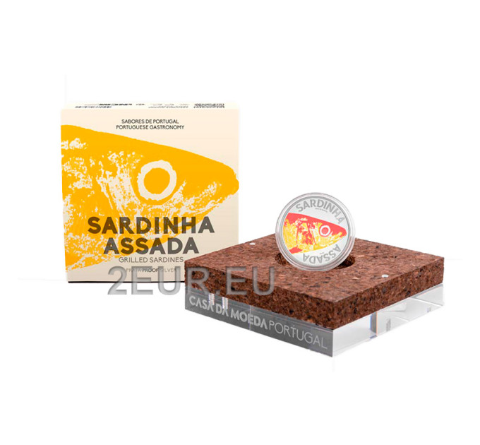 Portogallo 10 euro argento proof 2020 - Le Sardine