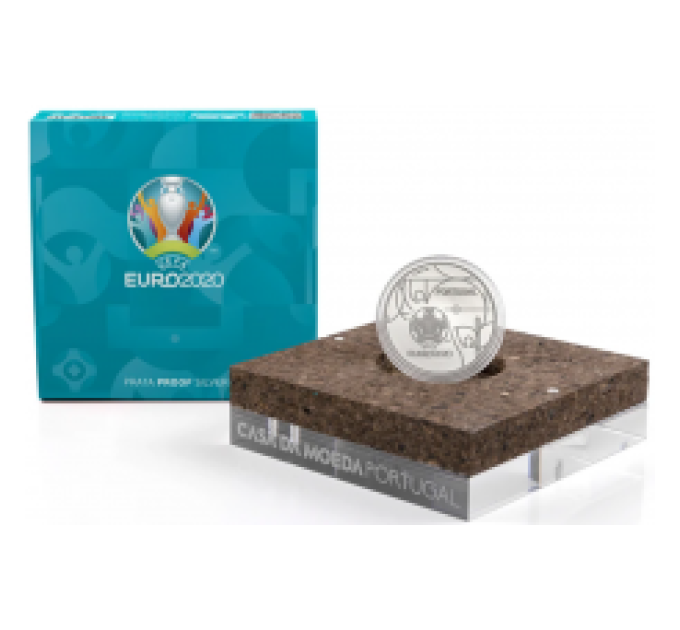 Portogallo 2,5 euro argento proof 2020 - Euro 2020