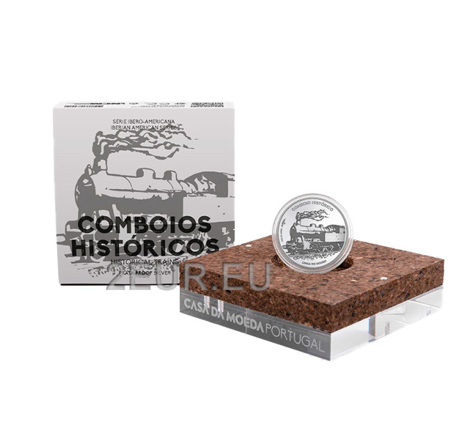 Portogallo 7,5 euro argento proof 2020 - Linee ferroviarie