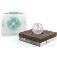 Portogallo 7,5 euro argento proof 2023 - Sea Literacy - 125 anni di acquario a Vasko da Gama
