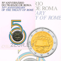 Portogallo 2 euro BU 2007 - 50 anni Trattato di Roma  