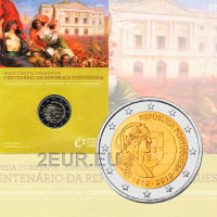 Portogallo 2 euro BU 2010 - Centenario della Repubblica Portoghese  