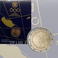 Portogallo 2 euro BU 2019 - 600° anniversario della scoperta dell'isola di Madeira e di Porto Santo  