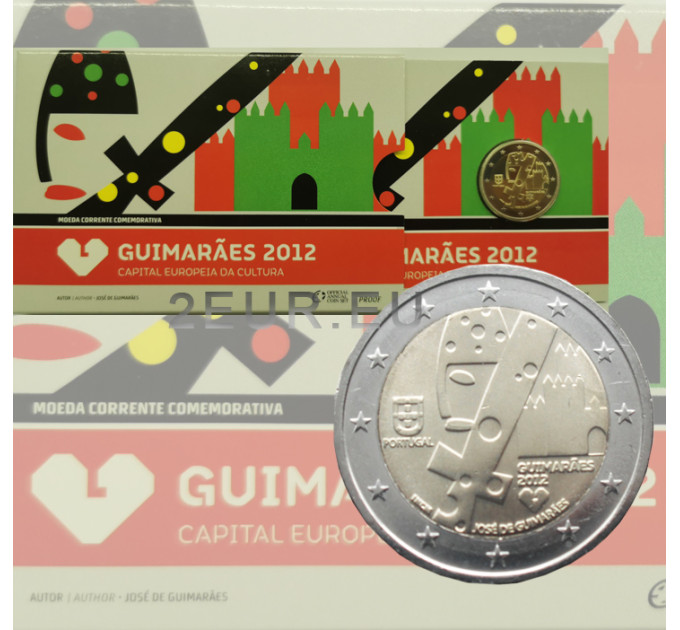 Portogallo 2 euro proof 2012 - Guimaraes - Capitale Europea della Cultura  