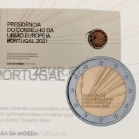 Portogallo 2 euro proof 2021 - Presidenza del Consiglio dell'Unione Europea 