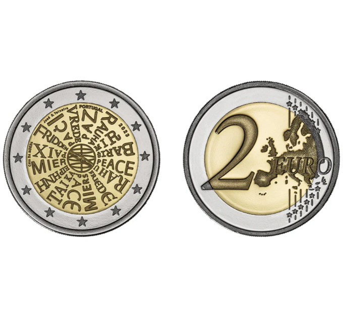 Portogallo 2 euro proof 2023 – La pace nelle nostre mani