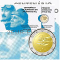 Portogallo 2 euro proof 2022 - 100° anniversario della prima traversata aerea del Sud Atlantico  