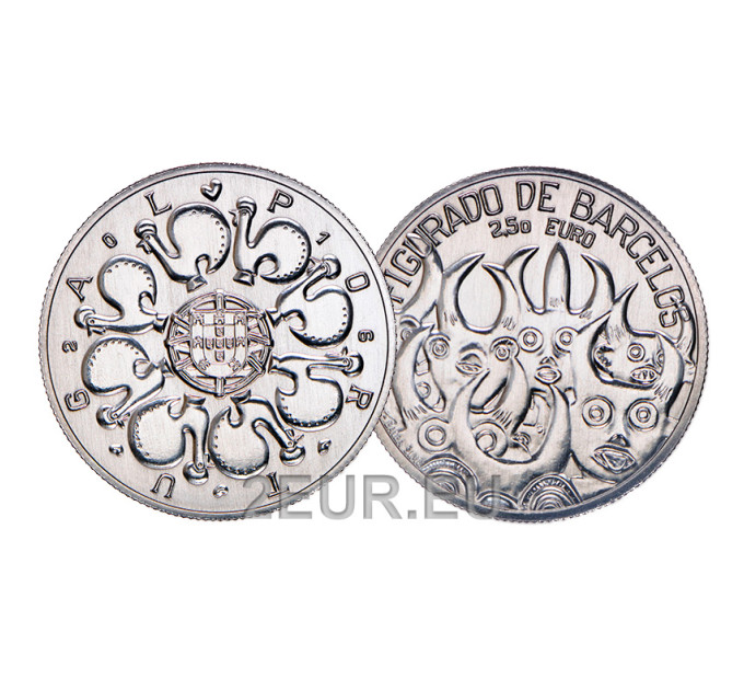 Portogallo 2,5 euro UNC 2016 - Barcelos Ceramics