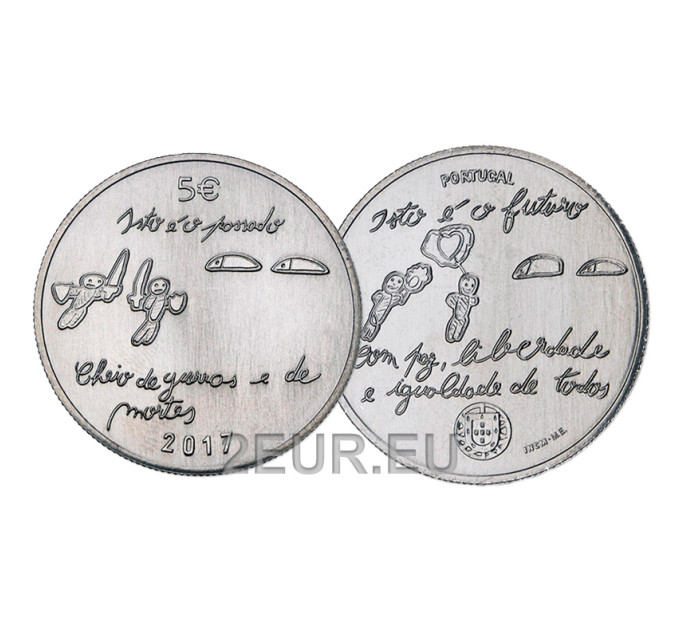 Portogallo 5 euro UNC 2017 - I giovani e il futuro