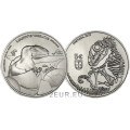 Portogallo 5 euro UNC 2022 - Dinosauri in Portogallo