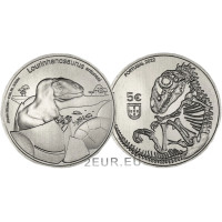 Portogallo 5 euro UNC 2022 - Dinosauri in Portogallo