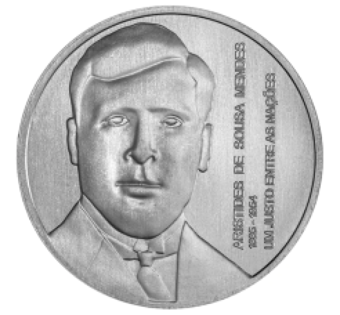 Portogallo 5 euro UNC 2021 - Aristides Sousa Mendes – Non dimenticare mai