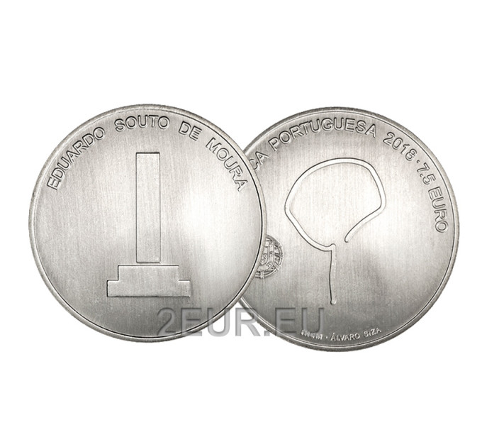 Portogallo 7,5 euro UNC 2018 - Architettura Portoghese - Souto Moura
