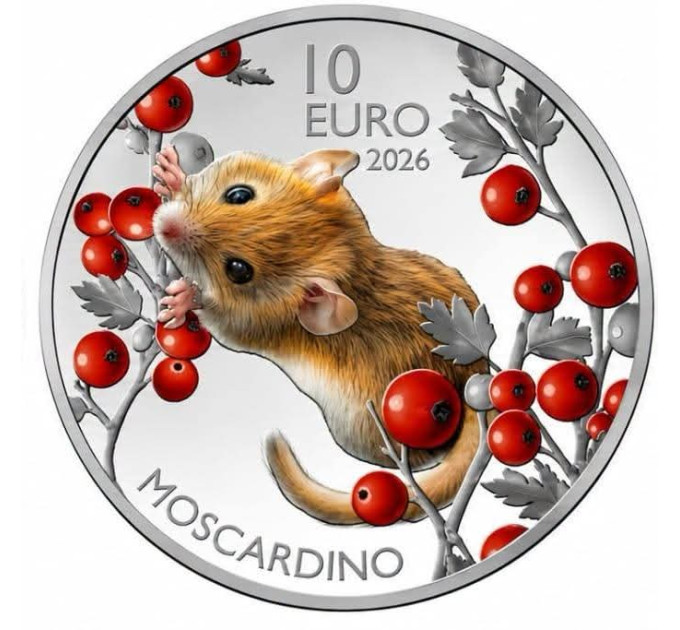 San Marino 10 euro BU 2026 - Moscardino