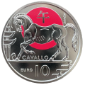 San Marino 10 euro BU 2024 - Calendario lunare cinese - "Cavallo"