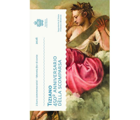 San Marino 2 euro BU 2026 - 450 anniversario dalla scomparsa Tiziano