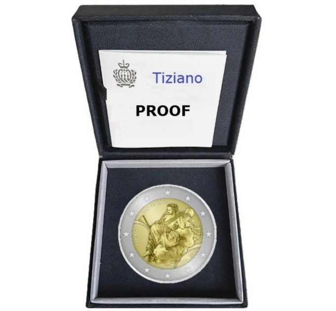 San Marino 2 euro Proof 2026 - 450 ans après la mort du Titien