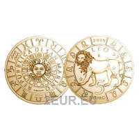 San Marino 5 euro UNC 2019 - "Segni zodiacali - Leone"