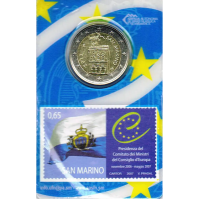 San Marino 2 EURO BU 2012 + Timbro
