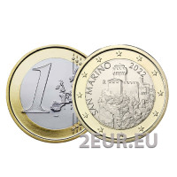 San Marino 1 Euro UNC 2022