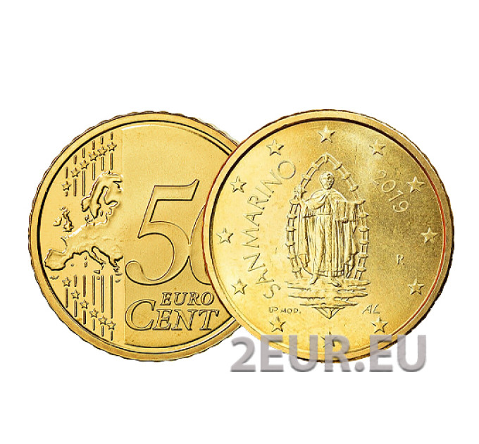 San Marino 50 centesimi UNC 2019