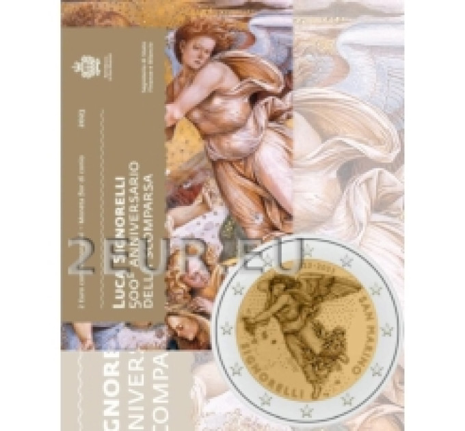 San Marino 2 euro BU 2023 - 500° anniversario della morte di Luca Signorelli