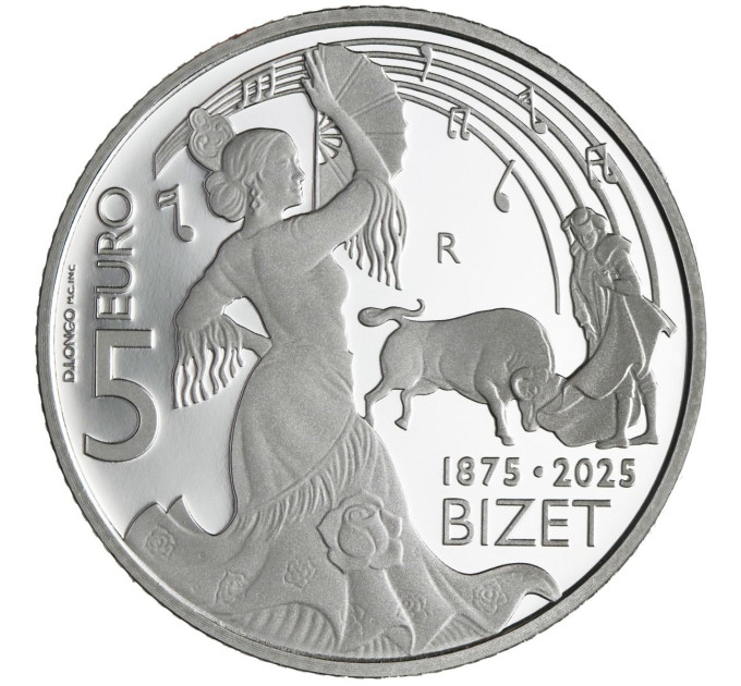 San Marino 5 euro proof 2025 - Georges Bizet