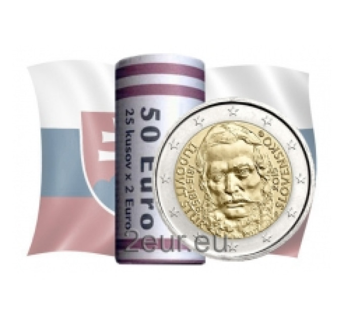 Slovacchia 2 euro UNC rotolo 2015 - Ludovit Stur