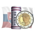 Slovacchia 2 euro UNC rotolo 2019 - 100° anniversario della morte di Milan Rostislav Stefanik