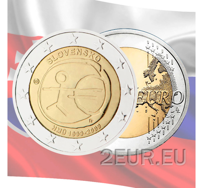 Slovacchia 2 euro UNC 2009 - 10 anni Euro - EMU