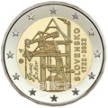 Slovacchia 2 euro UNC 2022 - 300° anniversario della costruzione della prima macchina a vapore atmosferica dell'Europa continentale per il prosciugamento delle miniere