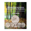 Slovacchia 5 euro UNC 2021 - 2025 - Fauna e Flora in Slovacchia + Album