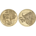 Slovacchia 5 euro UNC 2024 - Fauna e Flora in Slovacchia - Il bisonte europeo