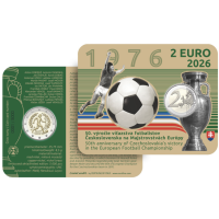 Slovacchia 2 euro BU 2026 - Campionato europeo di calcio UEFA 1976 Slovacchia 2 euro BU 2026 - Campionato europeo di calcio UEFA 1976