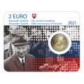 Slovacchia 2 euro BU 2021 - 100° anniversario della nascita di Alexander Dubchek  